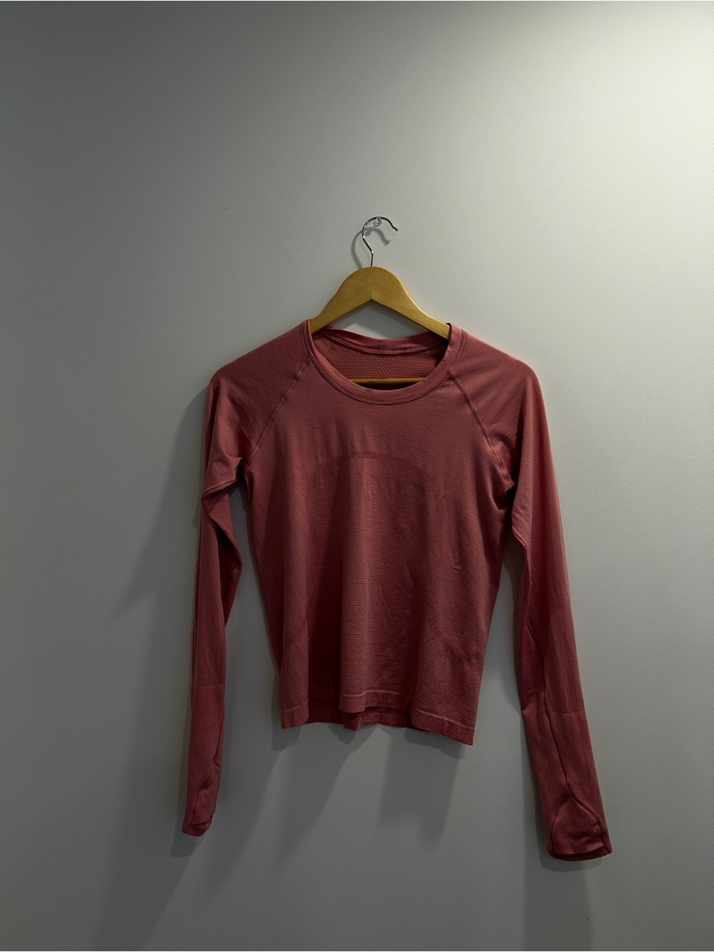 lululemon athletica Long Sleeve Crew Top in Rose